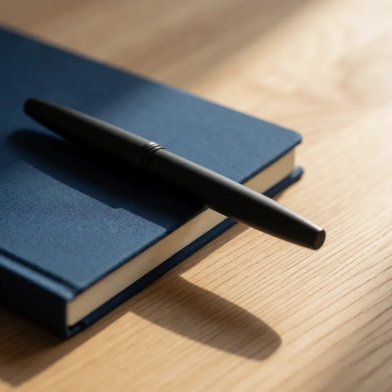 A notebook and pen at Woodside Chiropractor, Woodside NY